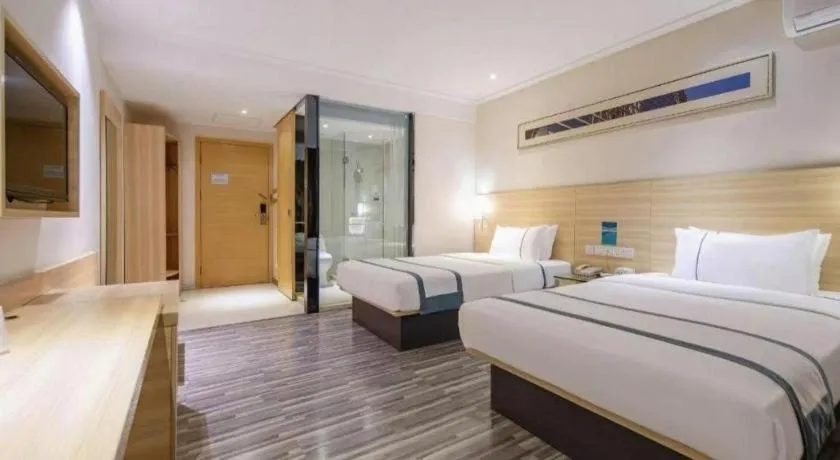 Bed in City Comfort Inn Huangshi City Huangshi Avenue