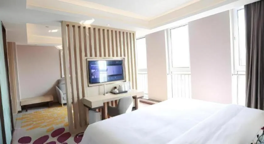 Bed in Lavande Hotels Tianjin Huaming Binhai International Airport