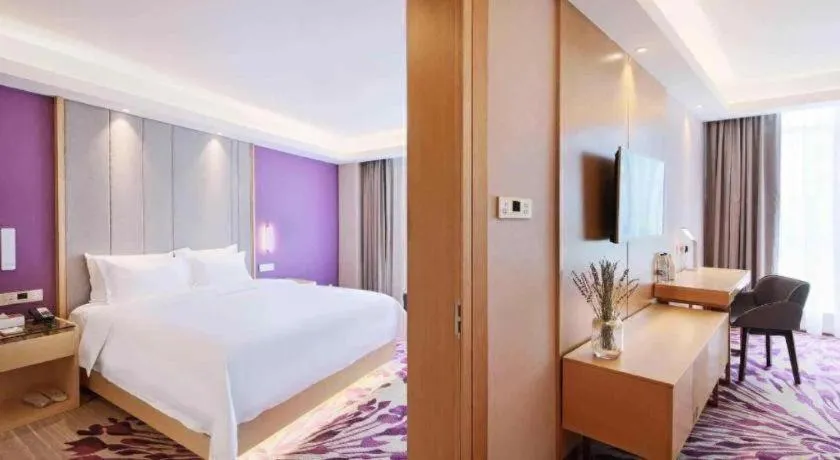 Bed in Lavande Hotels Tianjin Huaming Binhai International Airport