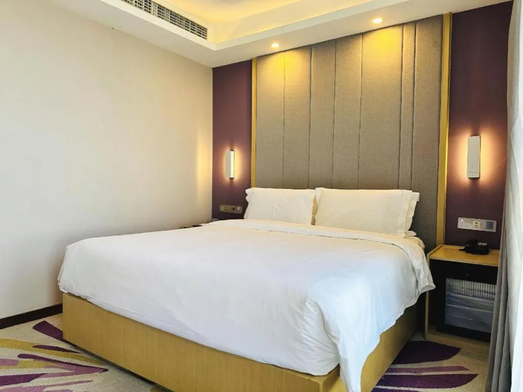 Bed in Lavande Hotels Tianjin Huaming Binhai International Airport