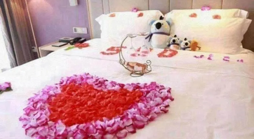 Bed in Lavande Hotels Tianjin Huaming Binhai International Airport