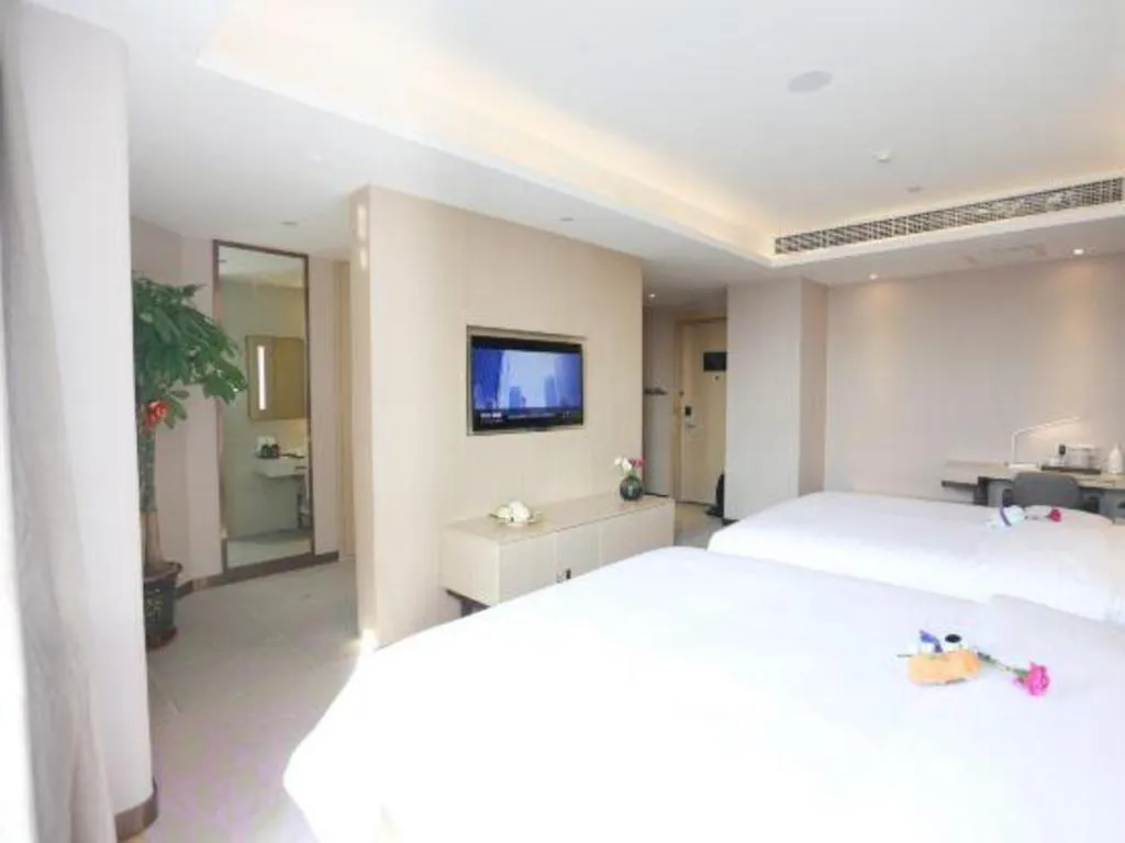 Bed in Lavande Hotels Tianjin Huaming Binhai International Airport
