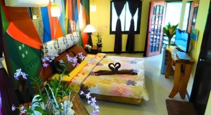 Bed in Alta Cebu Resort