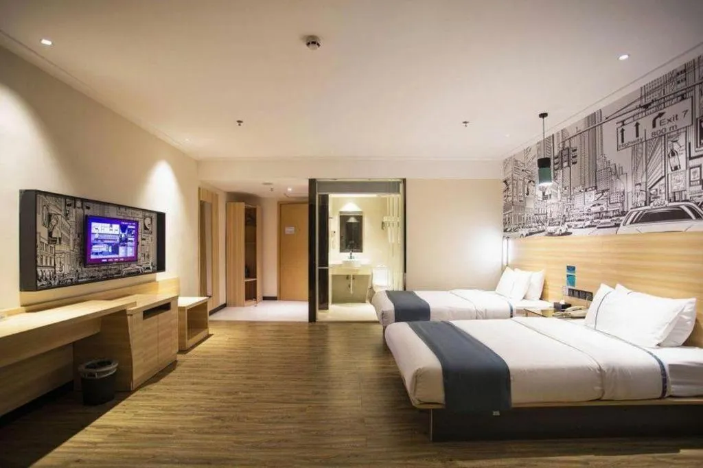 Bed in City Comfort Inn Xinyu Baoshi Park Xingang