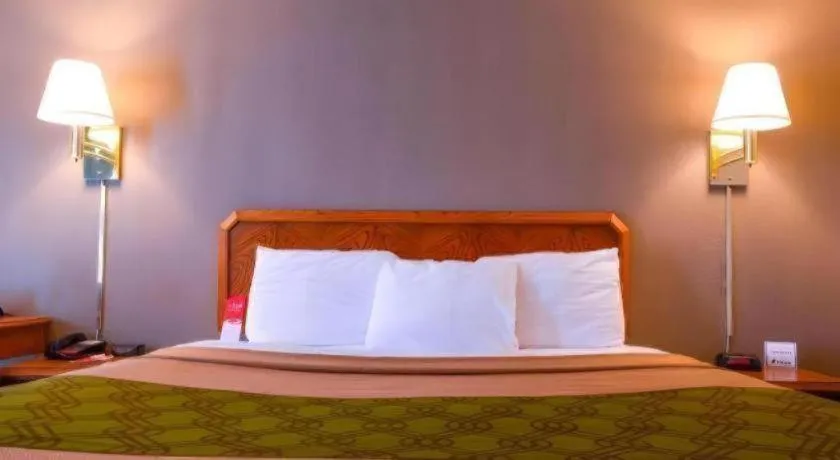 Bed in Econo Lodge