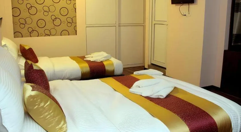 Bed in De Hotel Veda