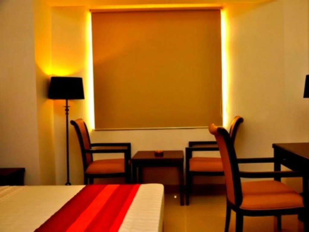 Bed in Sai Sea City Hotel