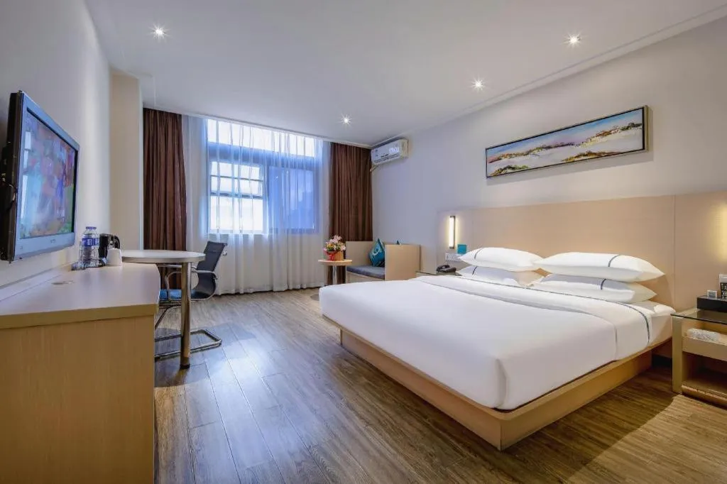 Bed in City Comfort Inn Nanning Normal University Mingxiu Metro Station