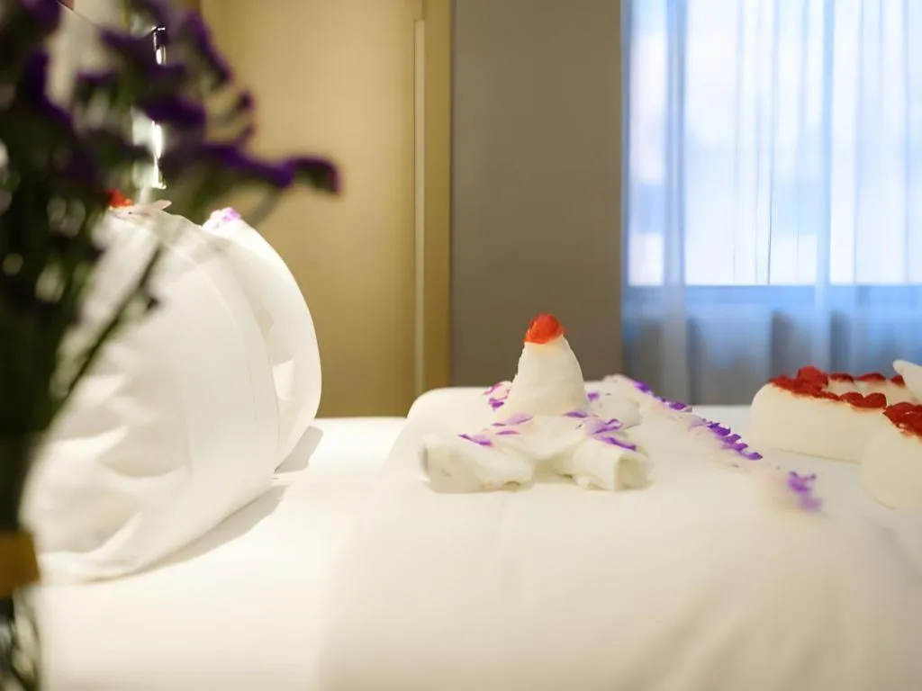 Bed in Lavande Hotel Guangzhou Tianhe Sports West Road Subway Station