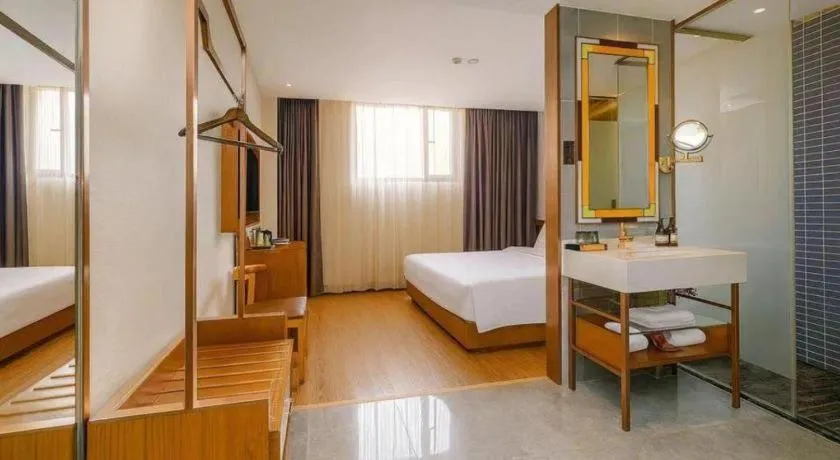 Bed in James Joyce Xi'an West Chang'an Ave University Twon