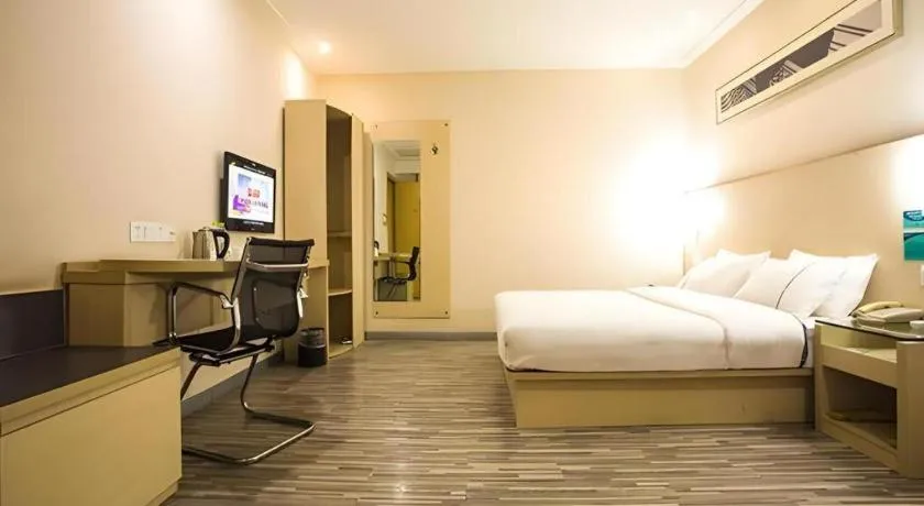 Bed in City Comfort Inn Nanning Guangxi University Xiuling Road Metro Station