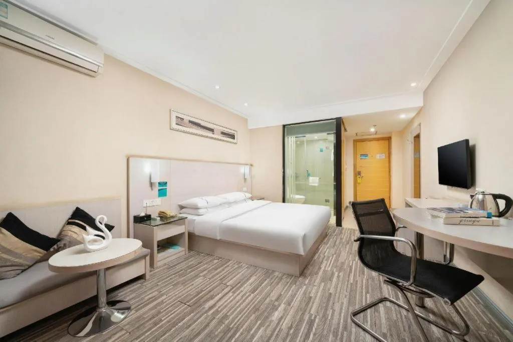 Bed in City Comfort Inn Nanning Guangxi University Xiuling Road Metro Station