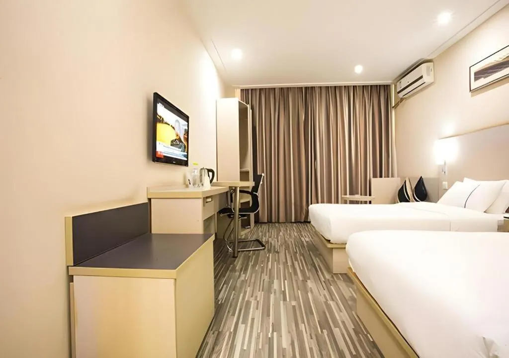 Bed in City Comfort Inn Nanning Guangxi University Xiuling Road Metro Station