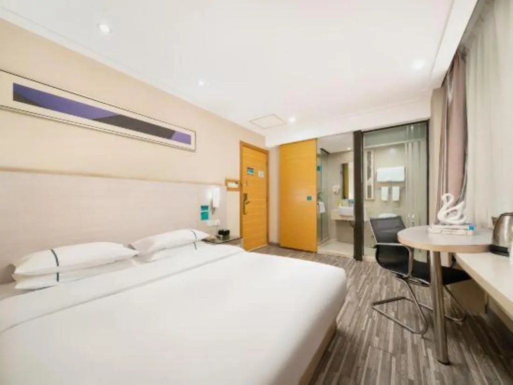 Bed in City Comfort Inn Nanning Guangxi University Xiuling Road Metro Station