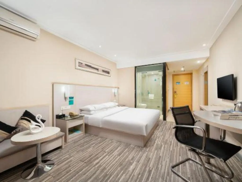 Bed in City Comfort Inn Nanning Guangxi University Xiuling Road Metro Station