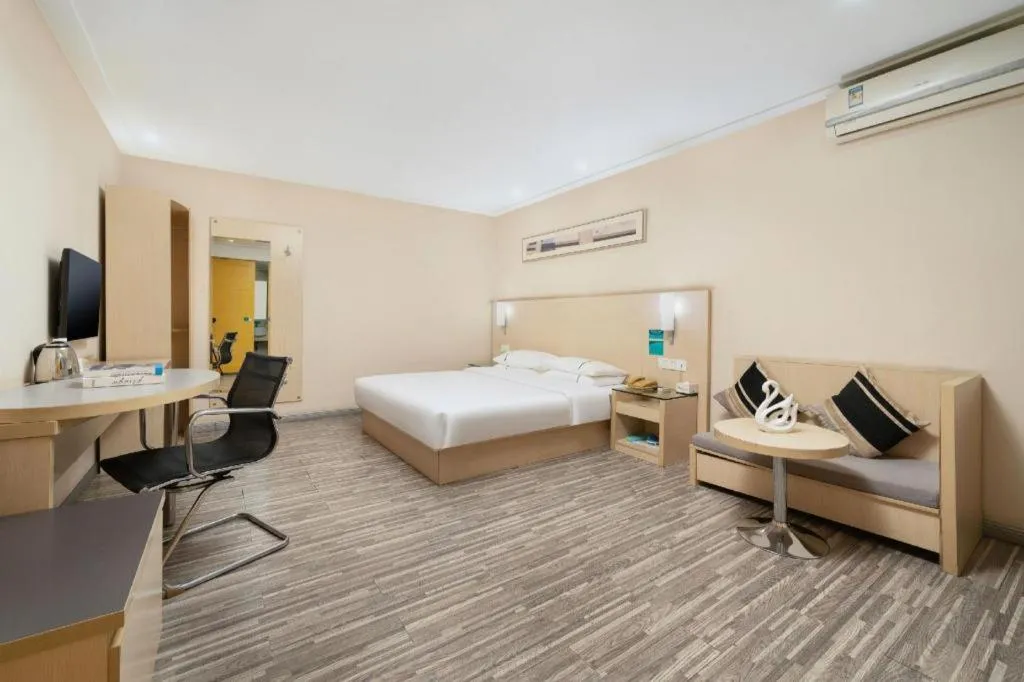 Bed in City Comfort Inn Nanning Guangxi University Xiuling Road Metro Station