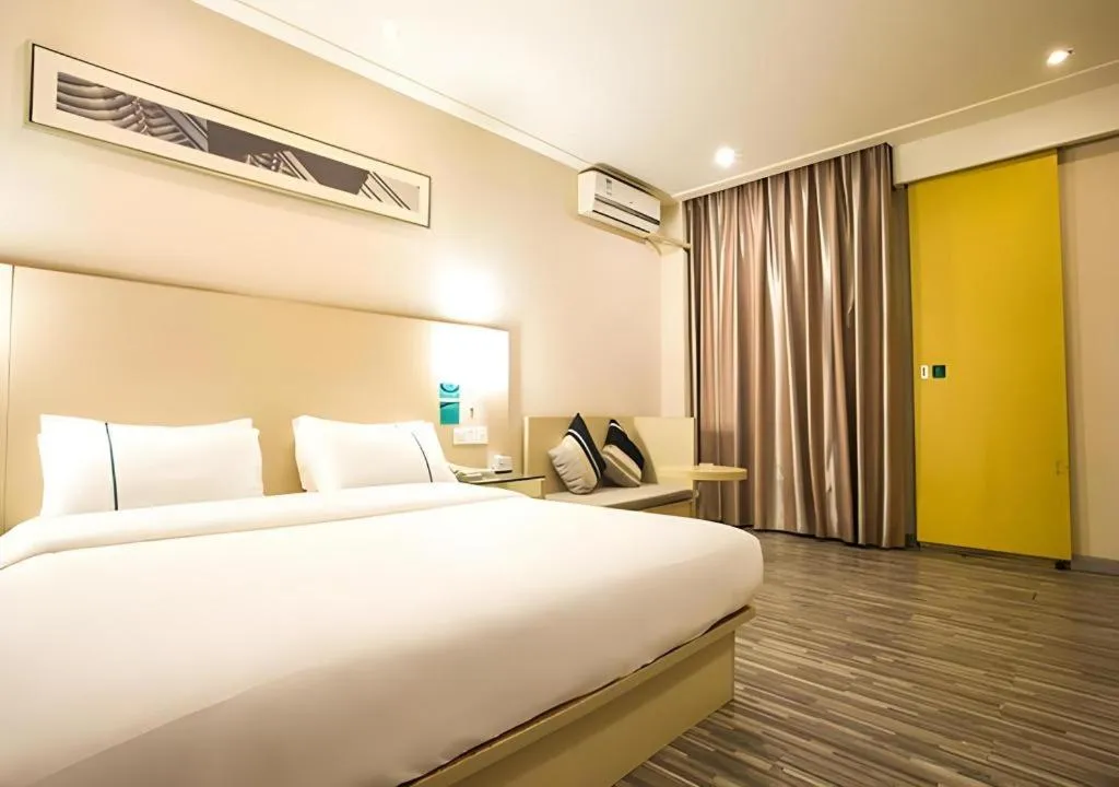 Bed in City Comfort Inn Nanning Guangxi University Xiuling Road Metro Station