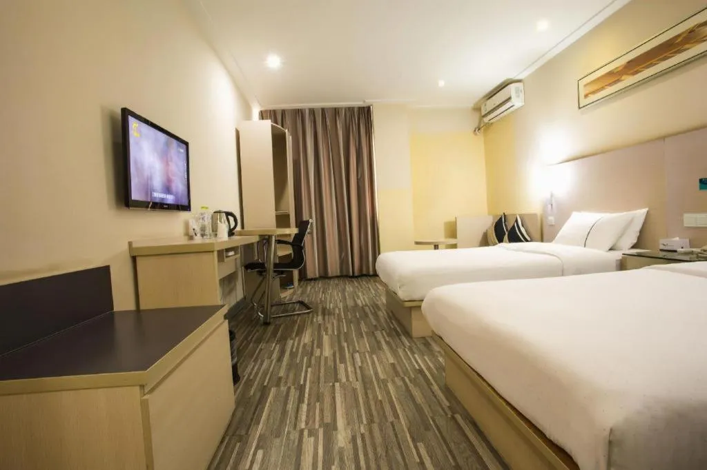 Bed in City Comfort Inn Nanning Guangxi University Xiuling Road Metro Station