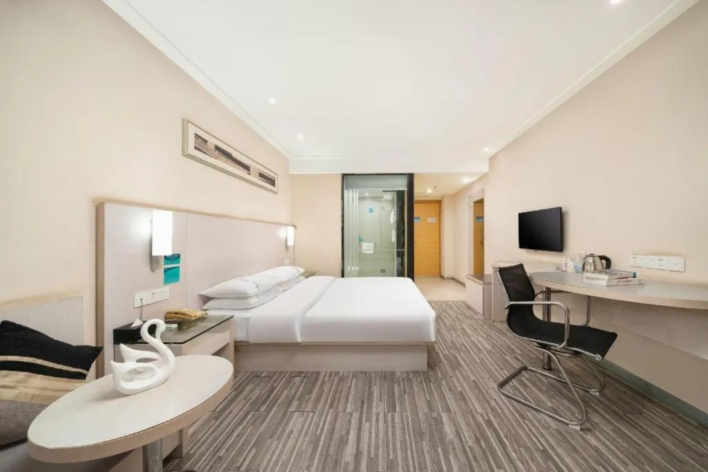 Bed in City Comfort Inn Nanning Guangxi University Xiuling Road Metro Station