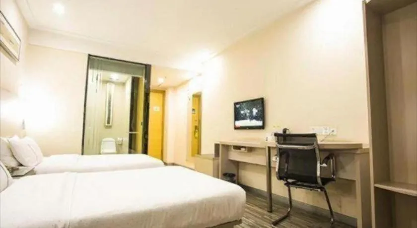 Bed in City Comfort Inn Nanning Guangxi University Xiuling Road Metro Station