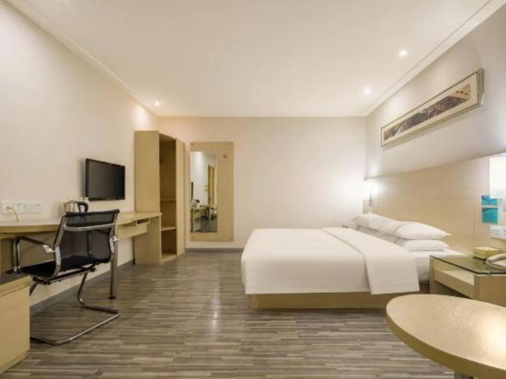 Bed in City Comfort Inn Nanning Guangxi University Xiuling Road Metro Station