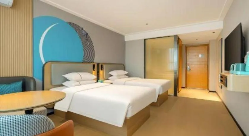 Bed in City Comfort Inn Nanning Guangxi University Xiuling Road Metro Station