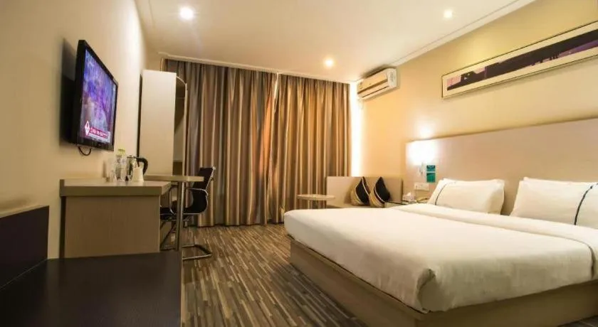 Bed in City Comfort Inn Nanning Guangxi University Xiuling Road Metro Station