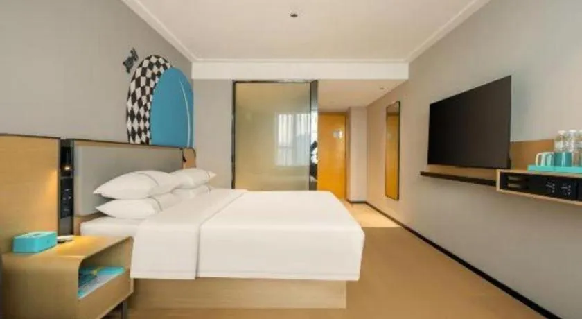 Bed in City Comfort Inn Nanning Guangxi University Xiuling Road Metro Station