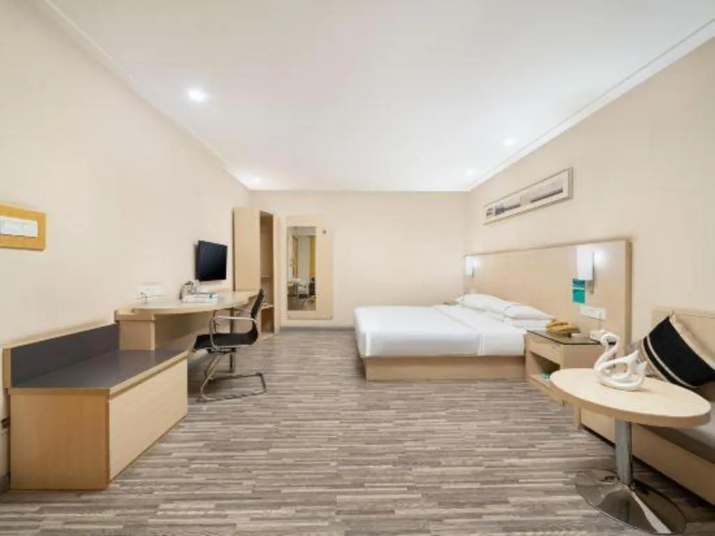 Bed in City Comfort Inn Nanning Guangxi University Xiuling Road Metro Station