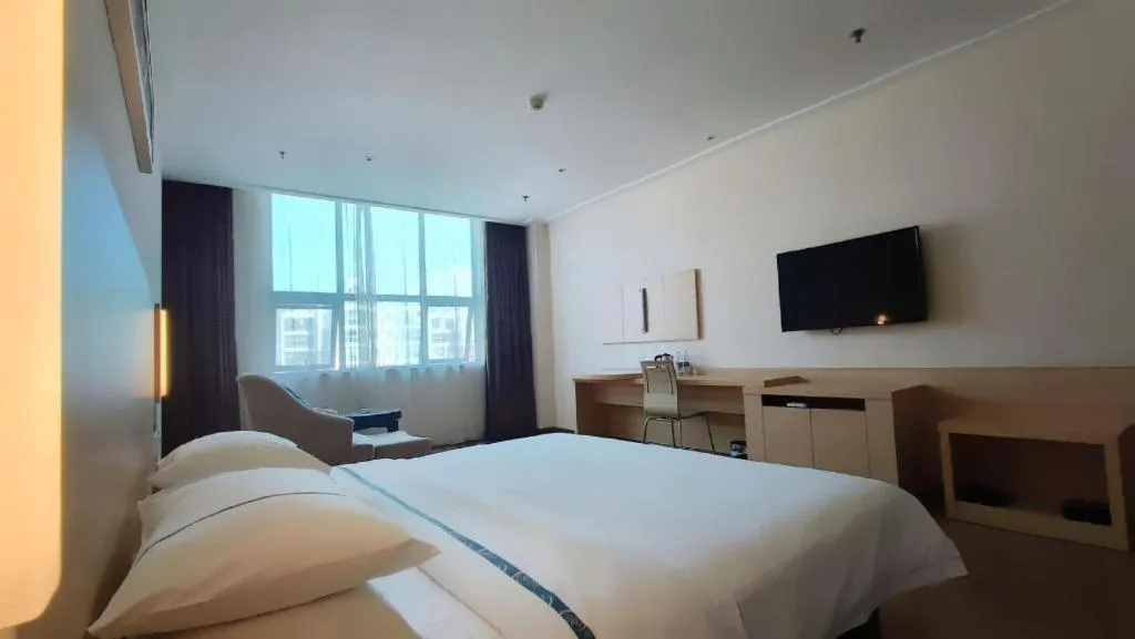 Bed in City Comfort Inn Jingzhou Ancient City Taiyue Road