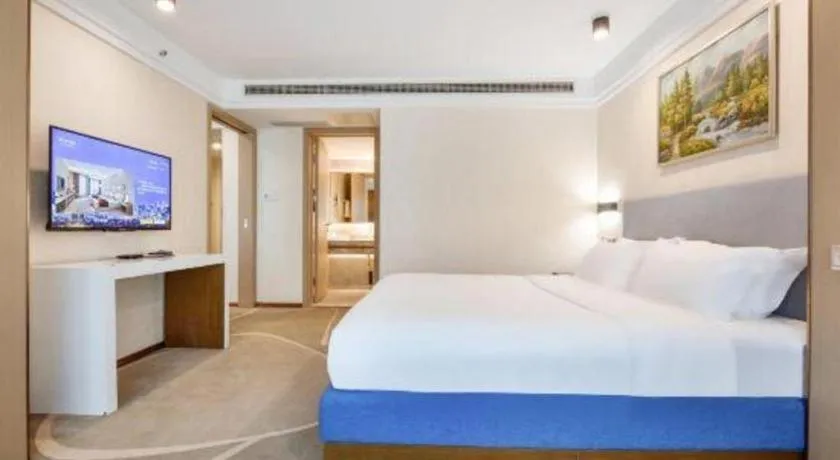 Bed in Dalian Bohai Pearl Hotel