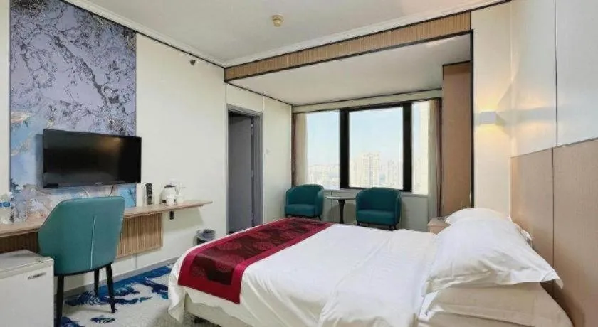 Bed in Dalian Bohai Pearl Hotel