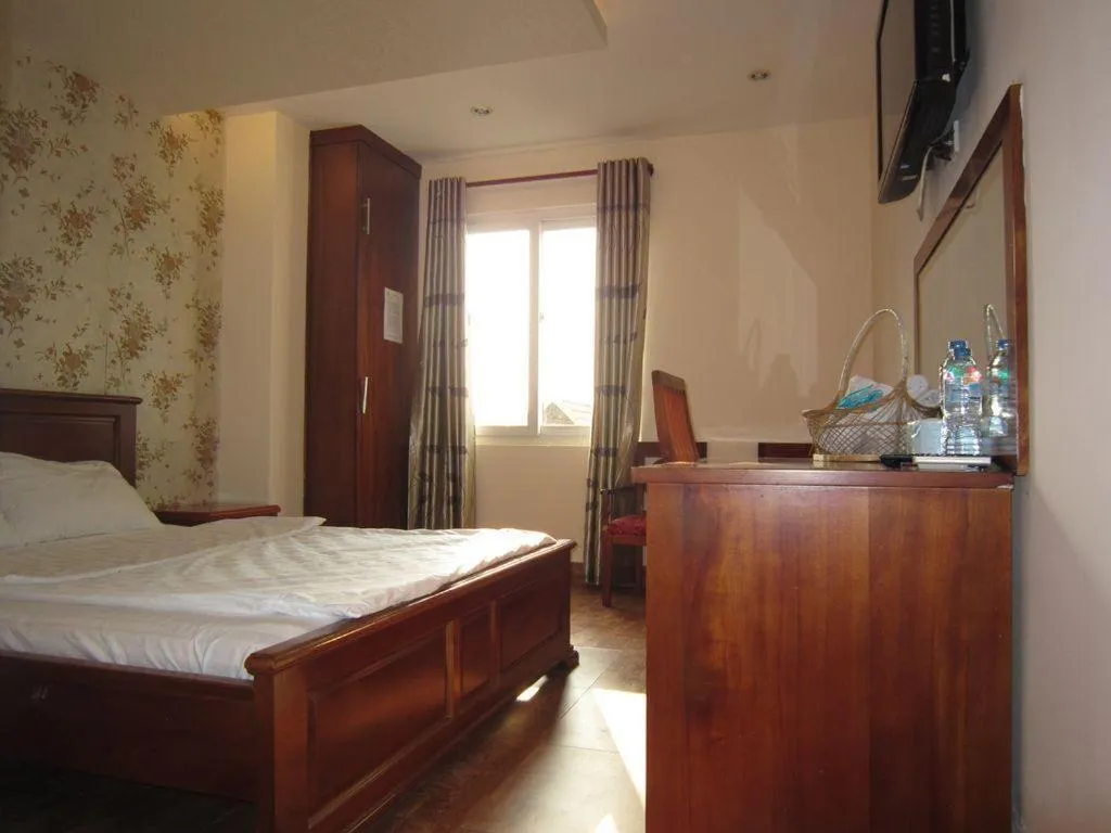 Bed in Melody Viet Hotel