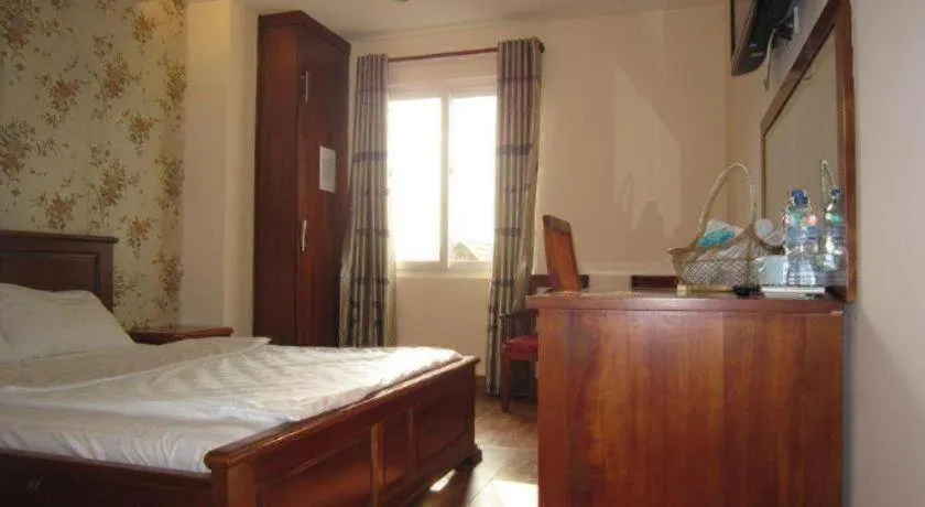 Bed in Melody Viet Hotel