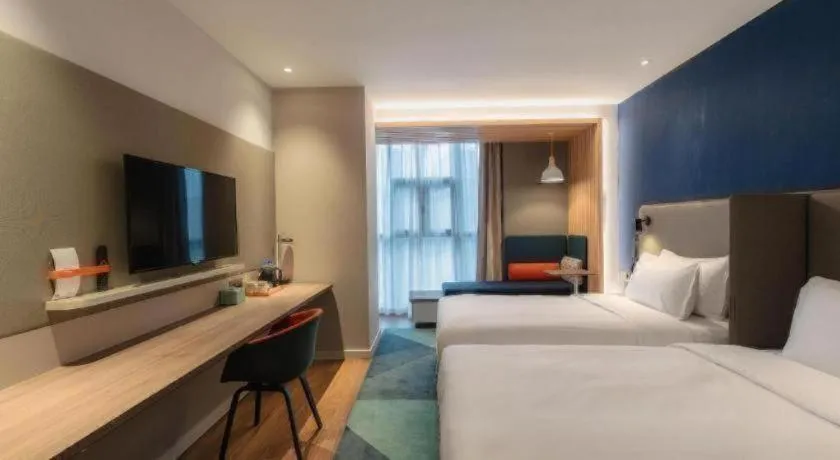 Bed in Holiday Inn Express Tianjin Dongli By IHG