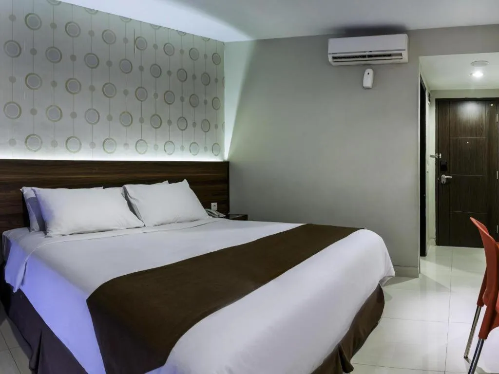 Bed in Hotel New Coklat