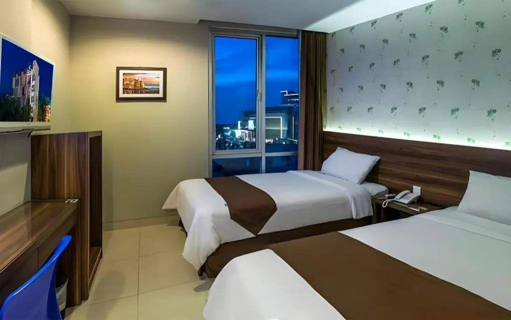 Bed in Hotel New Coklat