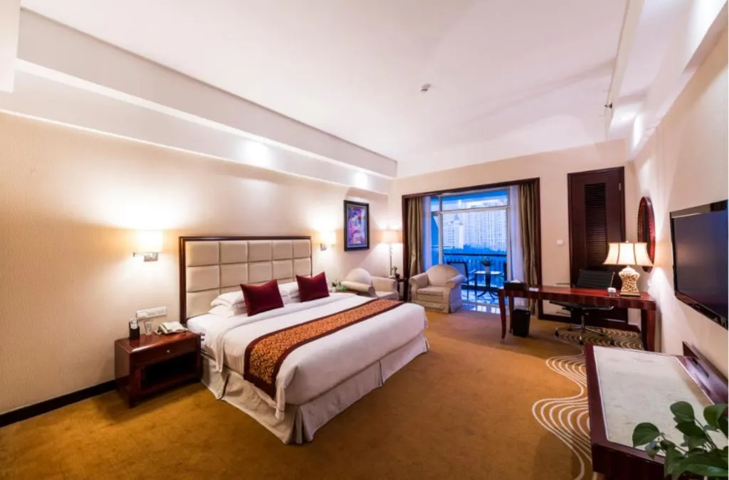 Bed in Country Garden Phoenix Hotel Europe City Chuzhou