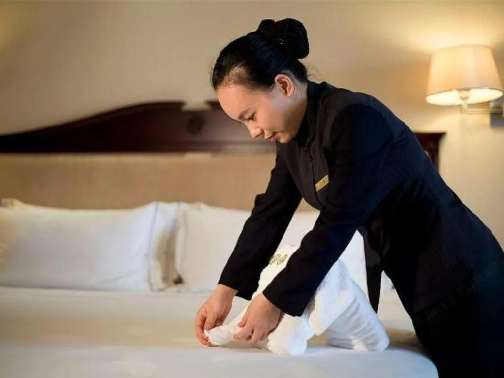 Bed in Country Garden Phoenix Hotel Europe City Chuzhou