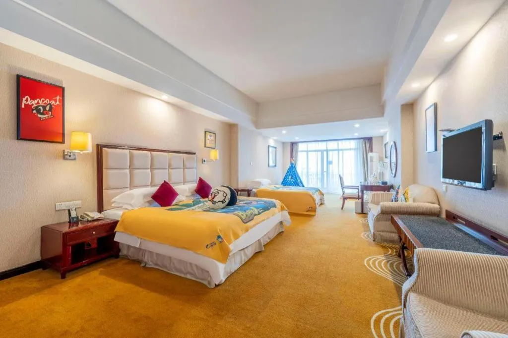 Bed in Country Garden Phoenix Hotel Europe City Chuzhou