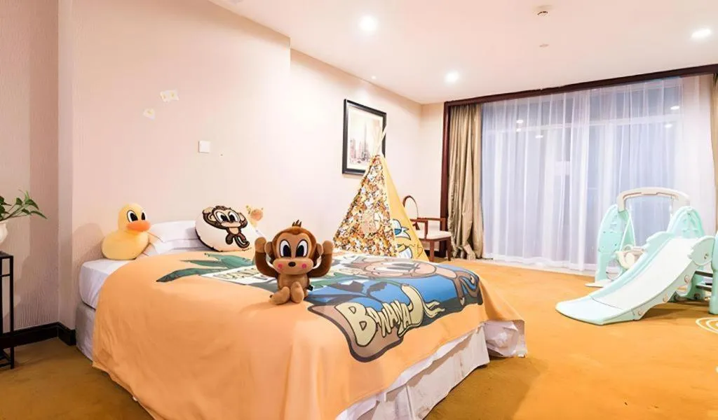 Bed in Country Garden Phoenix Hotel Europe City Chuzhou