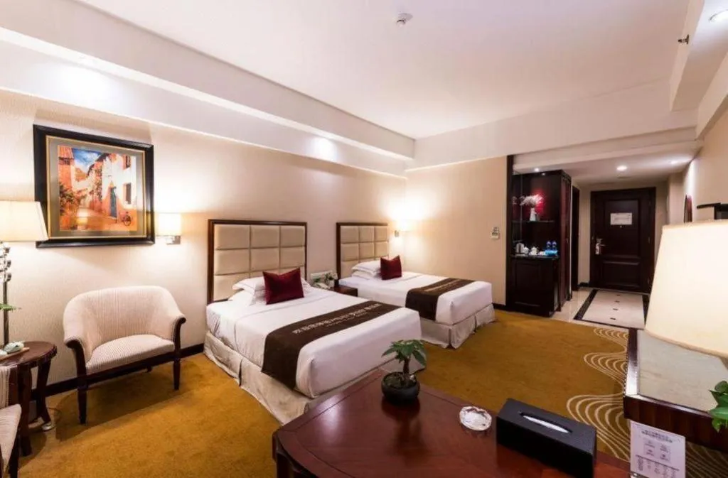 Bed in Country Garden Phoenix Hotel Europe City Chuzhou