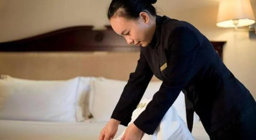 Bed in Country Garden Phoenix Hotel Europe City Chuzhou