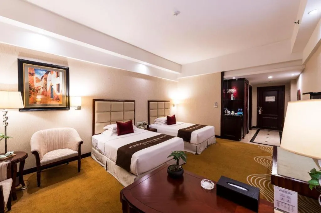 Bed in Country Garden Phoenix Hotel Europe City Chuzhou
