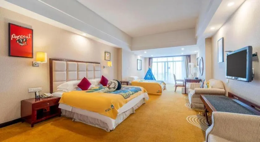Bed in Country Garden Phoenix Hotel Europe City Chuzhou