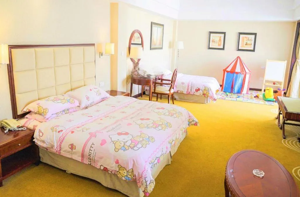 Bed in Country Garden Phoenix Hotel Europe City Chuzhou