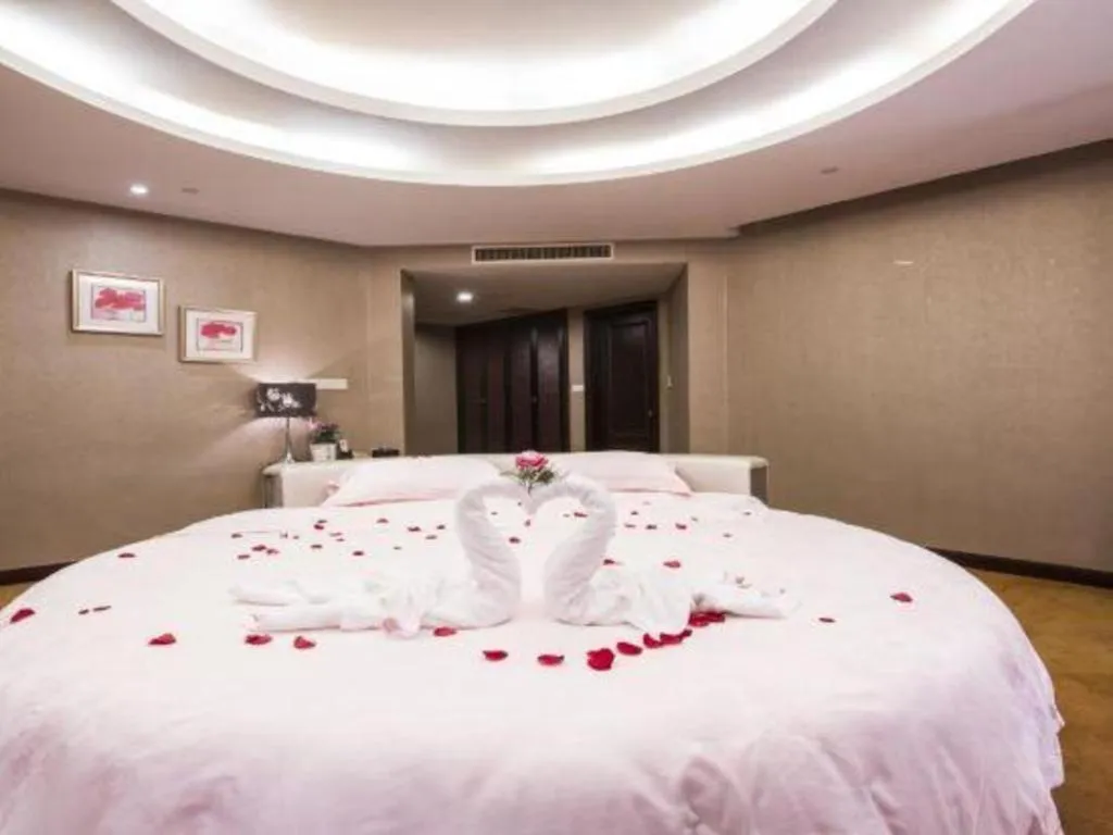 Bed in Country Garden Phoenix Hotel Europe City Chuzhou