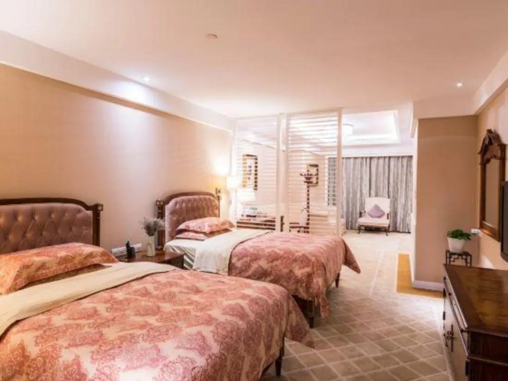 Bed in Country Garden Phoenix Hotel Europe City Chuzhou