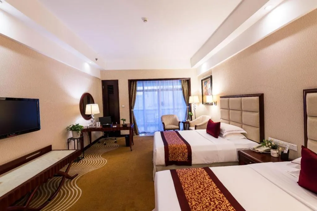 Bed in Country Garden Phoenix Hotel Europe City Chuzhou