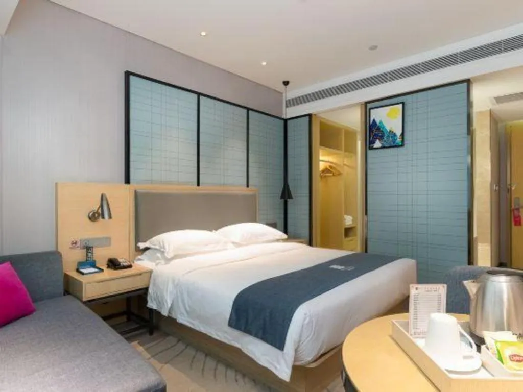 Bed in Echarm Hotel Nanning Nationalities Square Metro Station